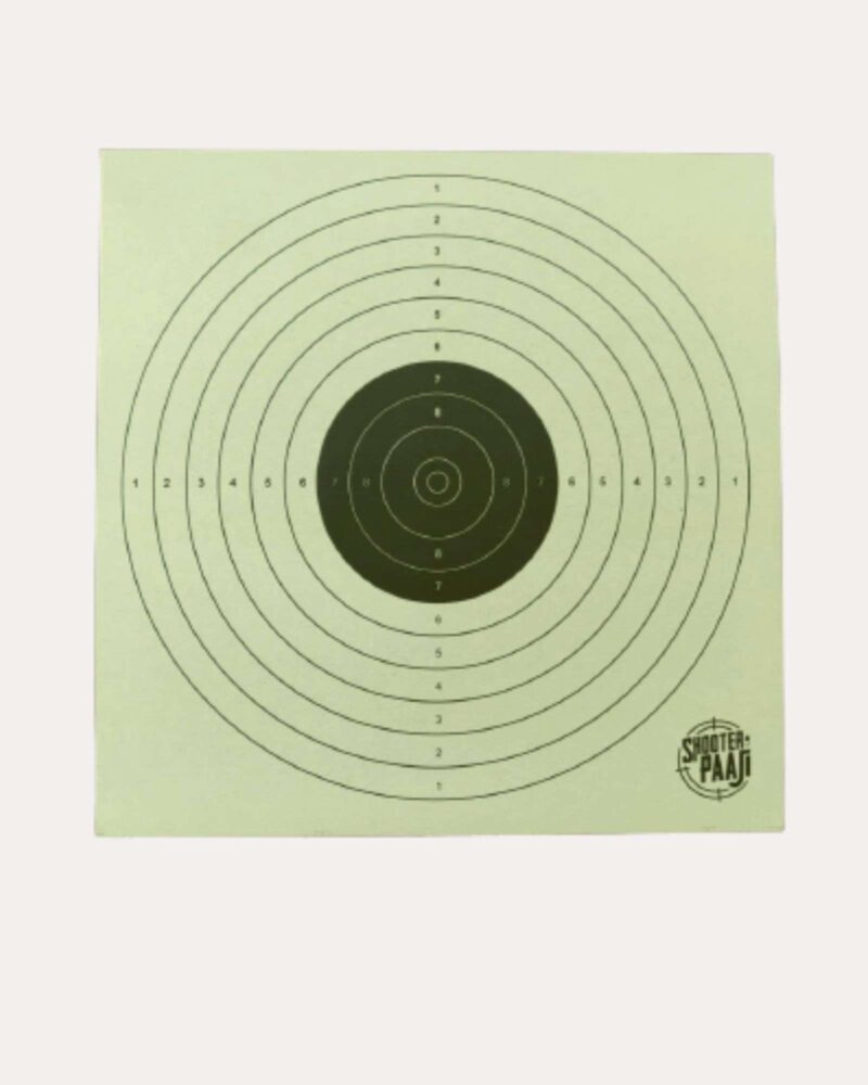 Pistol shooting targets Yellow Paper Shooting Target for 10m Air Pistol, ISSF standard size