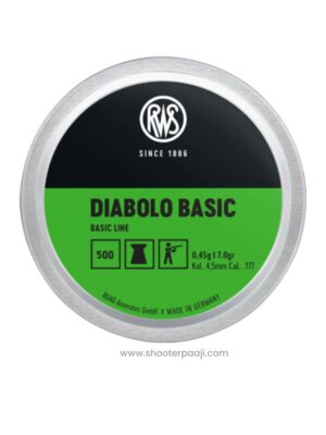 RWS Diabolo Basic 4.5MM (.177 Cal) – 500 Pellets​