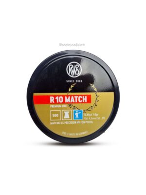 RWS R10 Rifle and Pistol Match Pellets – Box of 50 Tins