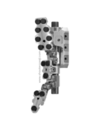 MEC Centra Contact IV Buttplate with dual-joint wings and adjustable height for precise shooting.