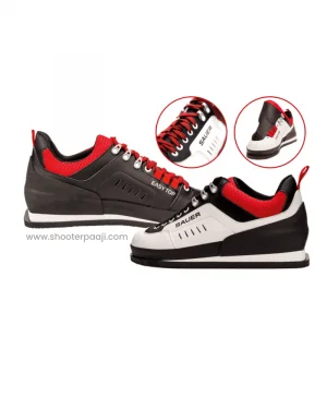Sauer Pistol Easy Top White & Red Shooting Shoes