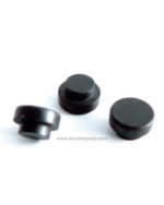 MEC Rubber Knop Black