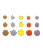 Champion 42 mm Red Filtering Clip – optical glass filter for shooting glasses