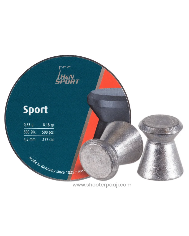 gehmann H&N Sport .177 Cal, 8.18 Grains, Wadcutter, 500ct