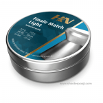 H&N Finale Match Light Airgun Pellets, 4.50mm, .177Cal. , 7.87 Grains, Wadcutter, 500 Pellets