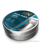 H&N Finale Match Light Airgun Pellets, 4.50mm, .177Cal. , 7.87 Grains, Wadcutter, 500 Pellets