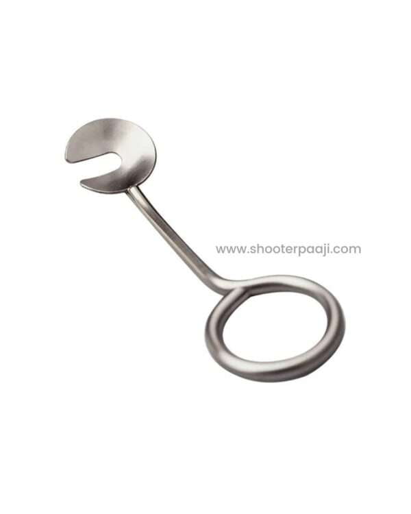 SP Button Opener - A high-quality metal tool for effortless button management on shooting jackets.