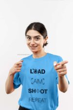 Shooter Paaji T-Shirt | Load Aim Shoot Repeat