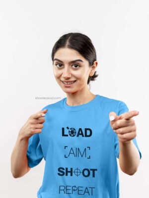 Shooter Paaji T-Shirt | Load Aim Shoot Repeat