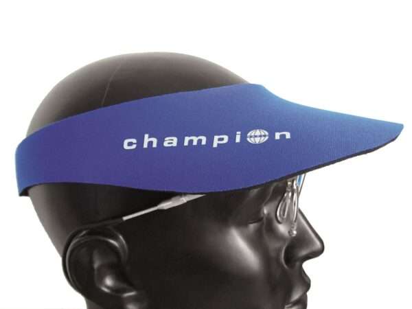 Champion Visor made from 100% neoprene, providing optimal visibility and comfort for shooters.