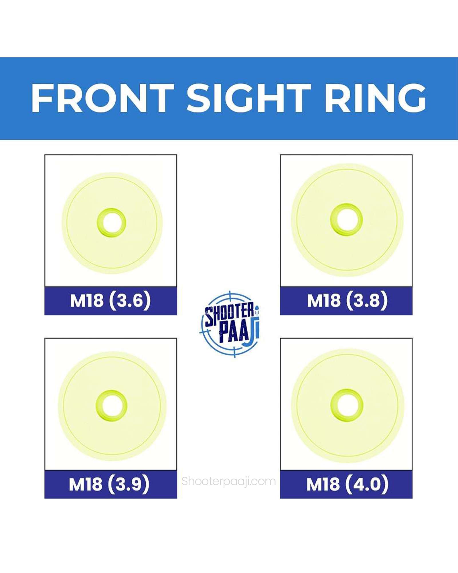SP Front Sight Ring (Yellow)