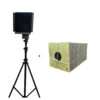 Metal Pellet Catcher with Stand and 1000 Paper Targets Combo