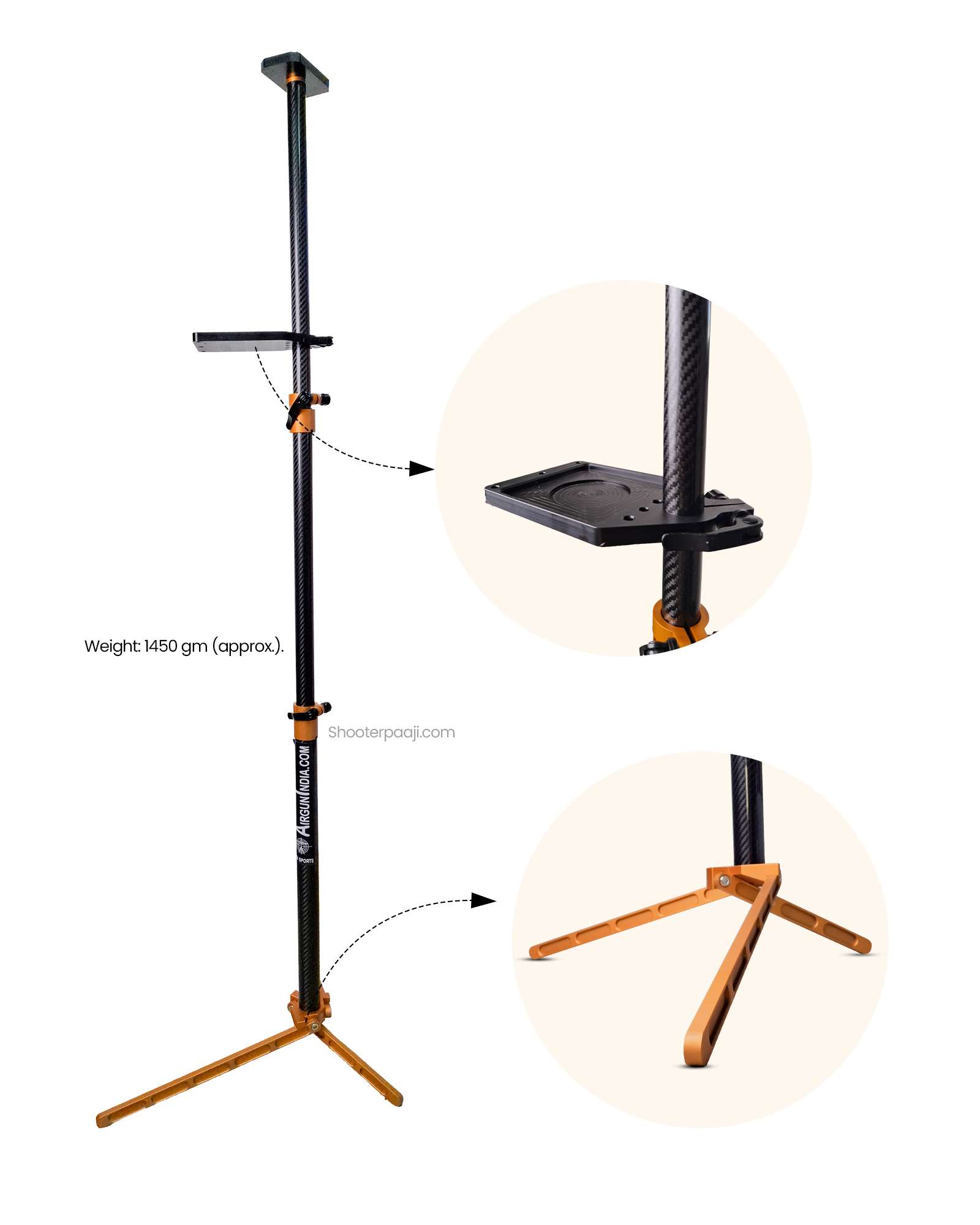 Carbon Fiber Rifle Stand