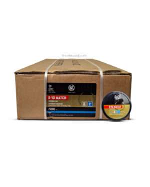 RWS R10 Rifle and Pistol Match Pellets – Box of 50 Tins